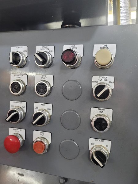 Acme Gridley Model RA-8 3/4&quot; Multiple Spindle Automatic Screw Machine, Logan Clutches, Electric Air P/O, Backworking, Complete Rebuilt-2020-As NEW.