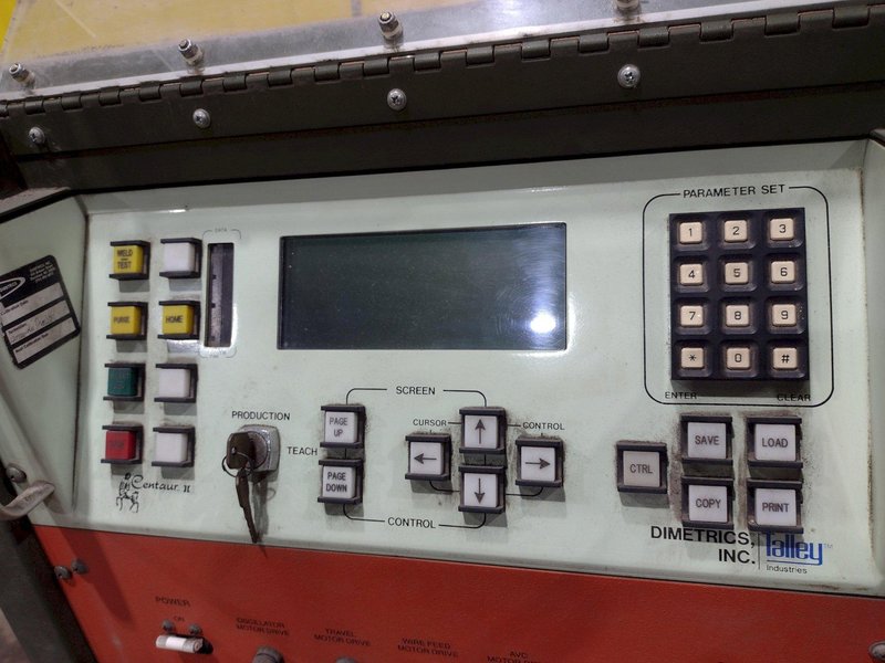 DIMETRICS INC GOLD TRACK III ORBITAL WELDING SYSTEM: STOCK 11472