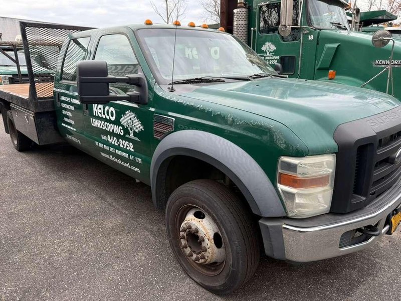 Ford F-550 Flatbed Truck, 2008 – 6.4L Power Stroke Diesel, DRW, Automatic, Contractor Ready