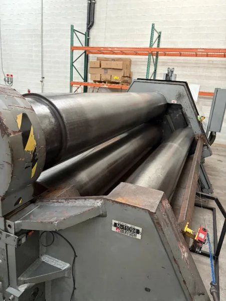 10' x 1" BERTSCH MODEL #100-10 4 ROLL HYDRAULIC PLATE ROLL, 2018: YOBRO #24784