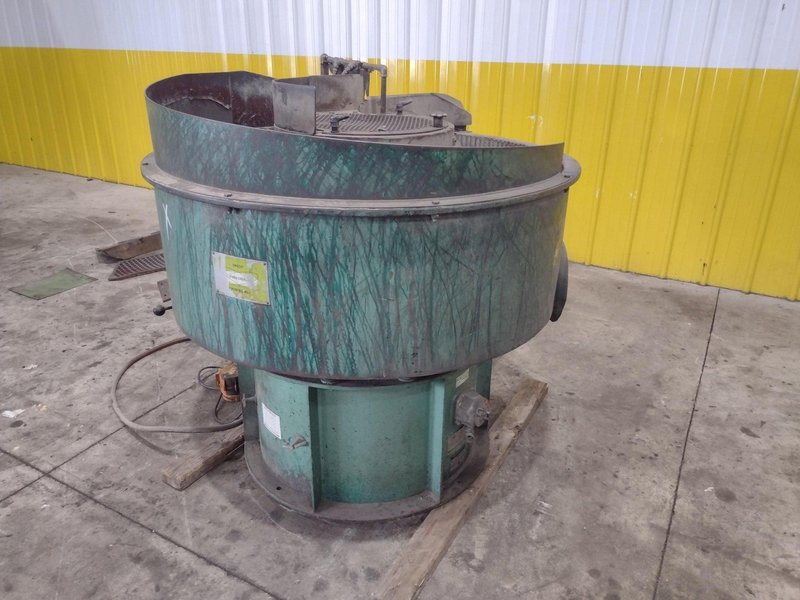 7 CUBIC FOOT X 48&quot; SWECO MODEL #FMD7LR VIBRATORY BOWL PARTS FINISHER: STOCK #23140