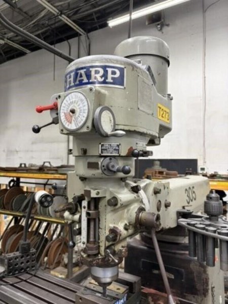 3 HP SHARP VERTICAL MILL: YOBRO #25318