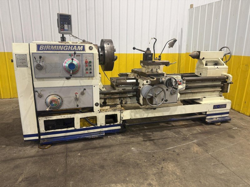 32" X 60" BIRMINGHAM MODEL #DL3260 GAP BED ENGINE LATHE 2006 5" HOLE : YOBRO #25339