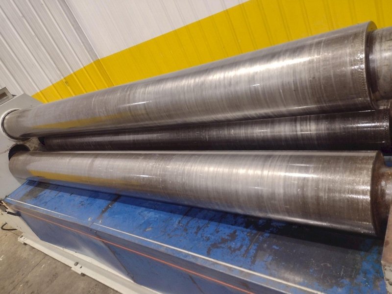 8' X 1/4" BIRMINGHAM MODEL #RH-0806 HYDRAULIC DOUBLE PINCH PLATE ROLL 2007: YOBRO #25022