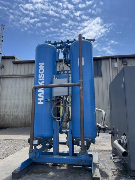 Hankison model dh-750 760 scfm, regenerative air dryer s/n 3339-2-9908-6d
