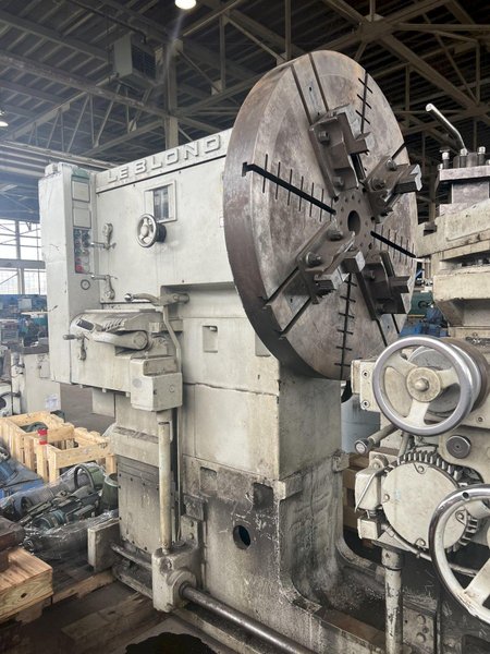 LEBLOND MODEL #4025-36 50"/130" X 230-362" HEAVY DUTY SLIDING BED GAP LATHE .STOCK # 0637323