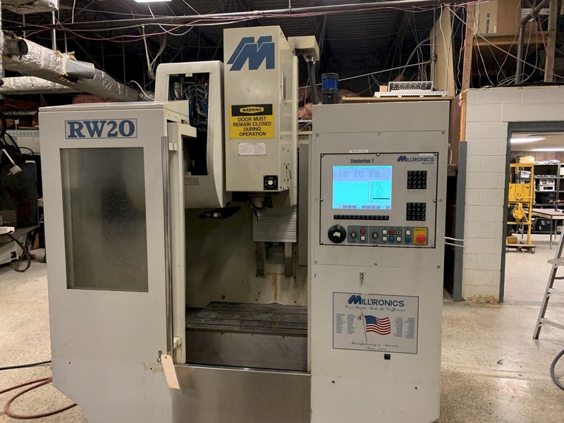 Milltronics Model RW20 CNC Vertical Machining Center, with 15K Spindle