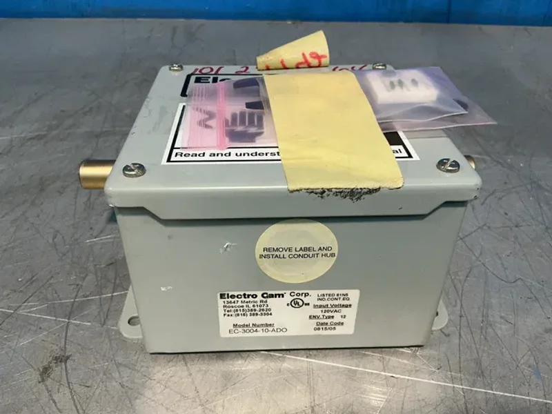 Electro Cam Corp. Electronic Rotary Cam Limit Switch - Ec-3004-10-ado