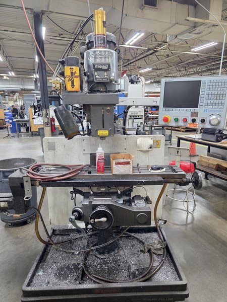 BRIDGEPORT HARDINGE EZ VISION 3-AXIS CNC KNEE MILL