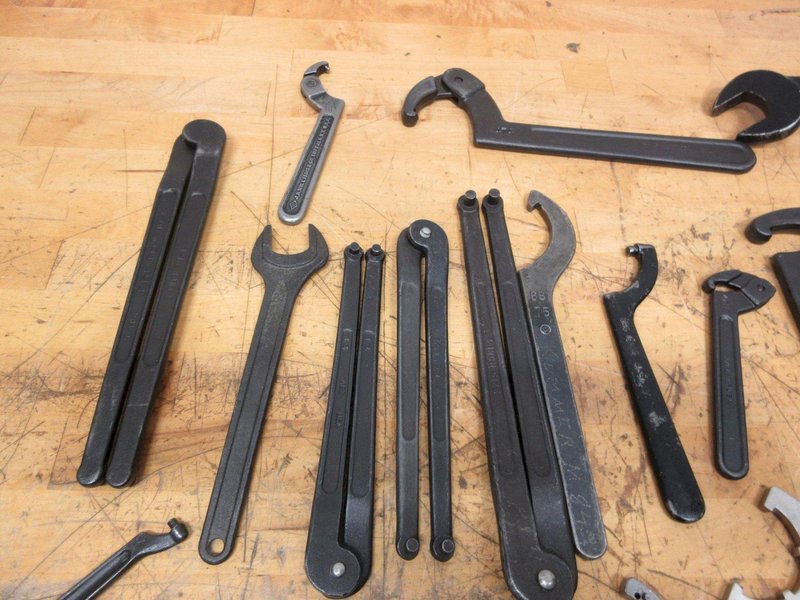 Tool Holder Wrenches, Adjustable/Rigid Spanner, Collet Nut- Auction Item