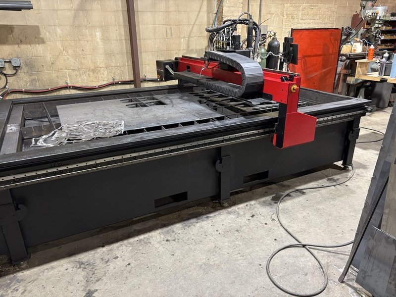 5′ x 10′ Lincoln Torchmate 5100 CNC Plasma Table, 2019 – 275 Amp HD Lincoln Electric Spirit II, Water Table