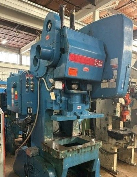 60 TON BLISS MODEL #C-60 OBI PUNCH PRESS 4&quot; STROKE: YOBRO #24082
