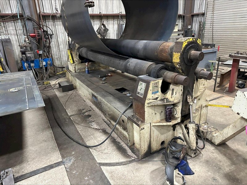 10&#039; X 1/2&quot; IMCAR MODEL #SIHR12/5 DOUBLE PINCH HYDRAULIC PLATE ROLL, NEW 2007: STOCK 20161
