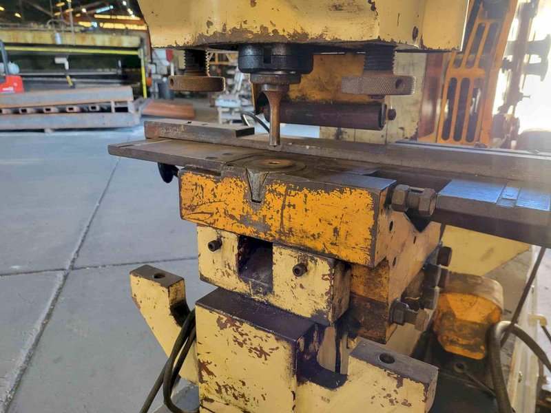 121 Ton Geka Hydracrop  110 Ironworker- Tooling Included