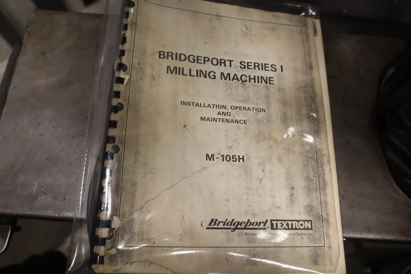 Bridgeport Series I Vertical Knee Mill, X &amp; Y-Axis Servo Power Feeds, 2-Axis Acu-Rite DRO- Auction Item