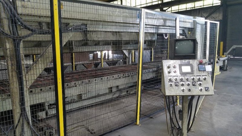 60" x 12' Cooper Weymouth Stacker with Scissor Table (Year 2011)