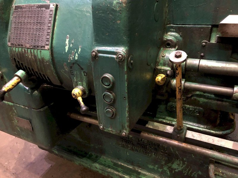 48" X 72" AMERICAN PACEMAKER ENGINE LATHE, 2.25" HOLE: STOCK #16192