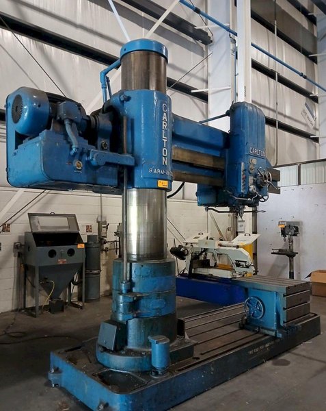 8&#039; x 19&quot; CARLTON MODEL #4A RADIAL ARM DRILL: YOBRO #24183
