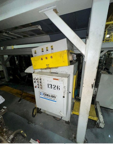 8,000 LBS X 24" X .125" DALLAS UNCOILER COIL REEL, STRAIGHTENER, FEED LINE: YOBRO #24808