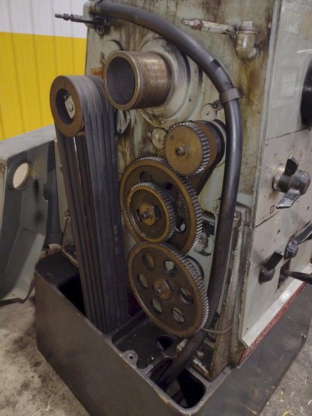21" x 120" CLAUSING COLCHESTER MODEL #21 ENGINE LATHE 3.5" SPINDLE HOLE: YOBRO #24560