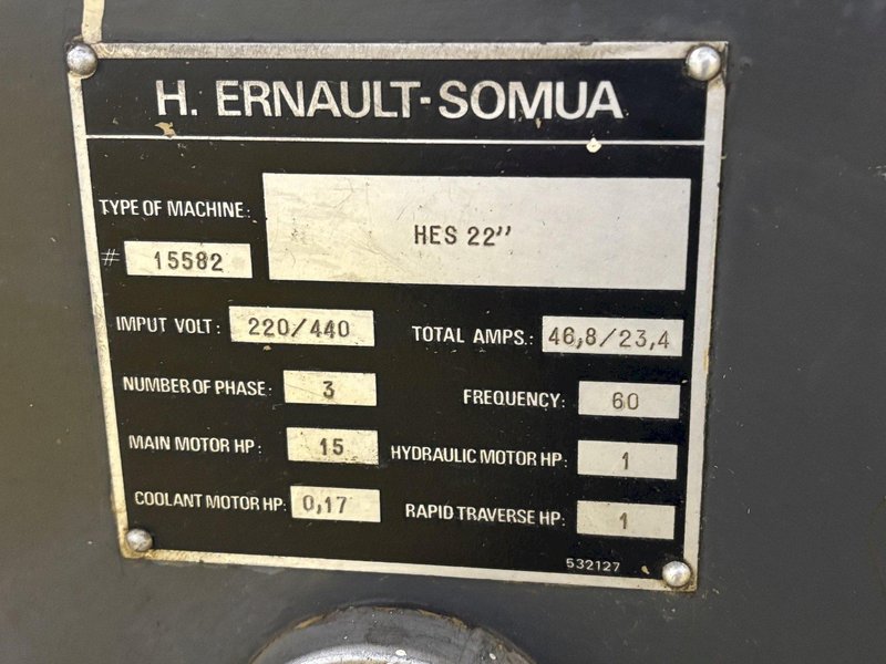 24&quot; X 48&quot; HES MACHINE TOOL MODEL #HES 24&quot; ENGINE LATHE: STOCK #22878