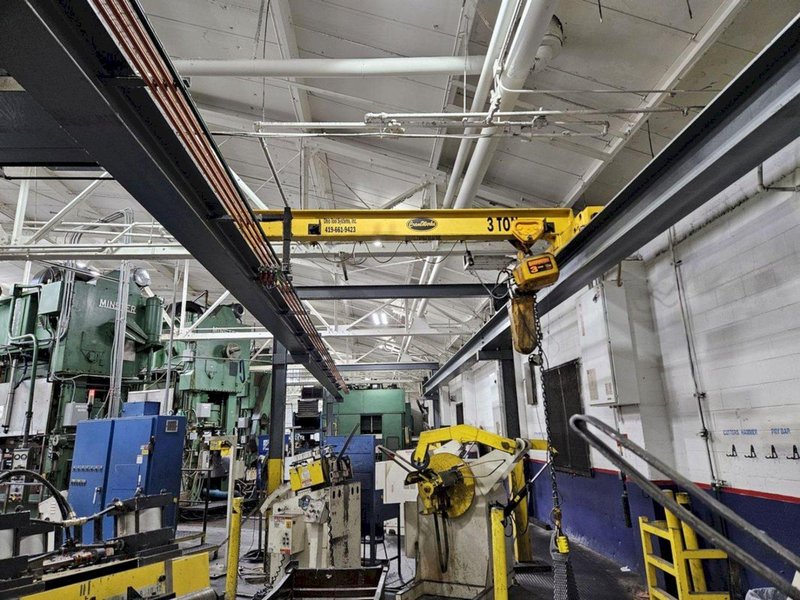56' X 12'6" X 14' 3 TON FREE STANDING CRANE WORKS BRIDGE CRANE SYSTEM: YOBRO #24680
