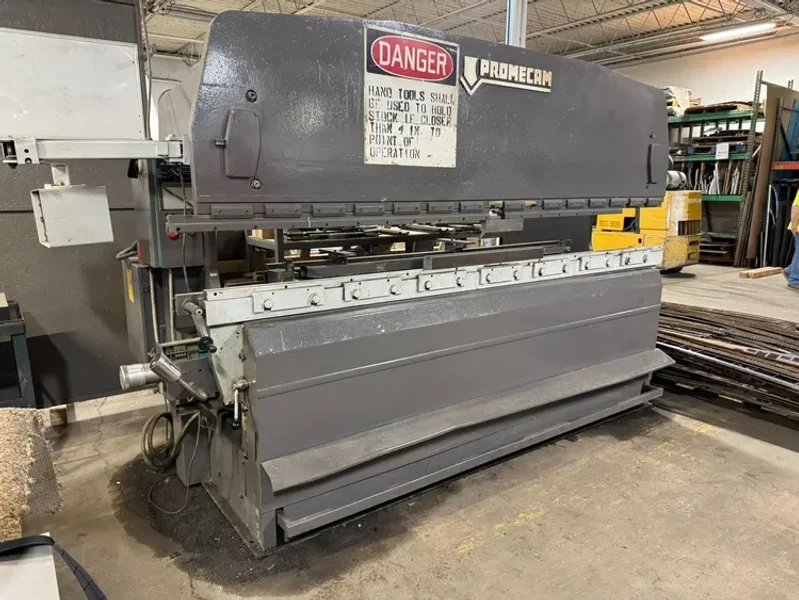USED PROMECAM MODEL RG-80-30 10' x 88 TON UP-ACTING HYDRAULIC PRESS BRAKE
