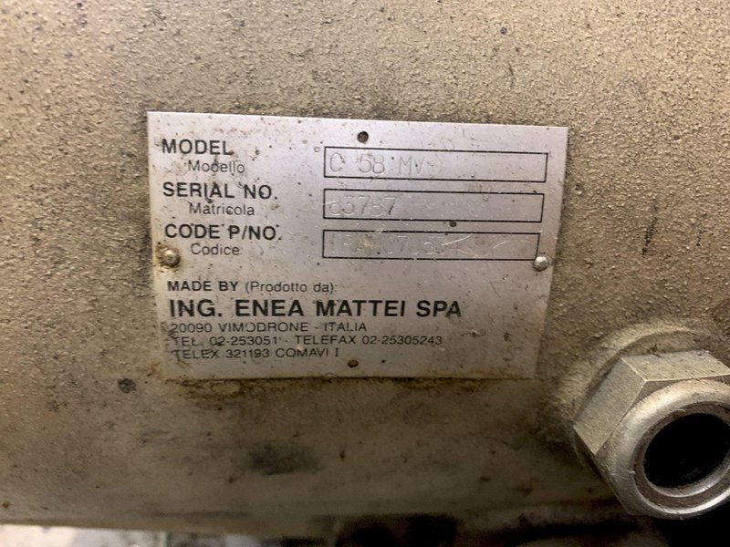 MATTEI ERC511 Rotary Vane Air Compressor