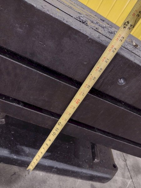 28&quot; X 32&quot; X 22&quot; CARLTON T-SLOTTED UNIVERSAL ADJUSTABLE DRILL BOX TABLE: YOBRO #23822