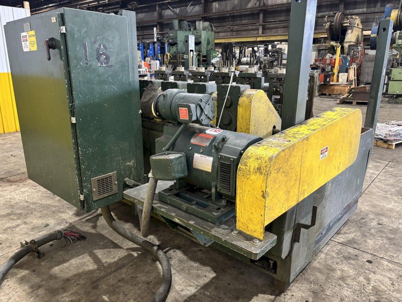 6 STAND X 2&quot; YODER MODEL Q-150 U JOINT DRIVE RAFTED ROLLFORMER, W/ 7 RAFTS &amp; 42  STANDS: STOCK #22634