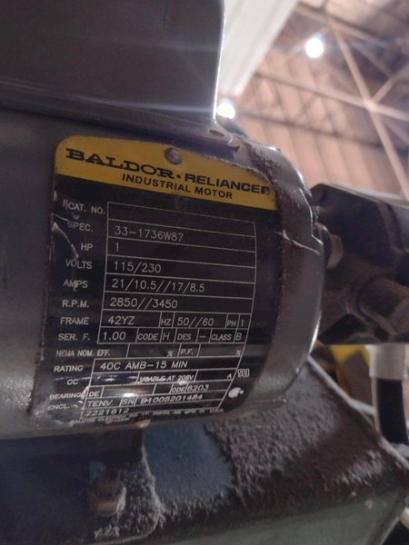 3,500 LBS X 48" X 48" SOUTHWORTH MODEL #LS4-36 HYDRAULIC SCISSOR LIFT TABLE WITH 60X48 ROLLER CONVEYOR TOP, 110 VOLT: STOCK #20924