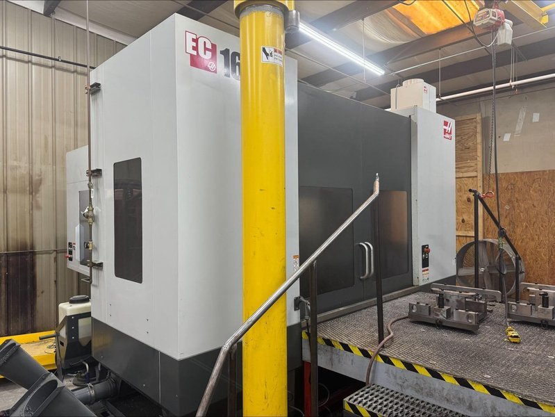 Haas EC-1600 HMC, 2021 – Full 4th Axis, WIPS, 1,000 PSI TSC, Low Hours