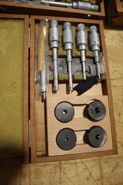 Ingage Inside Bore Micrometers: Etalon, Brown &amp; Sharpe, Fowler, and (1) Mitutoyo Digital- Auction Item