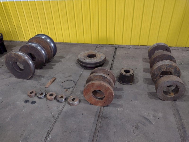 8" X 8" X 3/4" HAEUSLER MODEL #PHR-20VH HORIZONTAL &amp; VERTICAL HYDRAULIC PIPE &amp; ANGLE ROLL: STOCK #19133