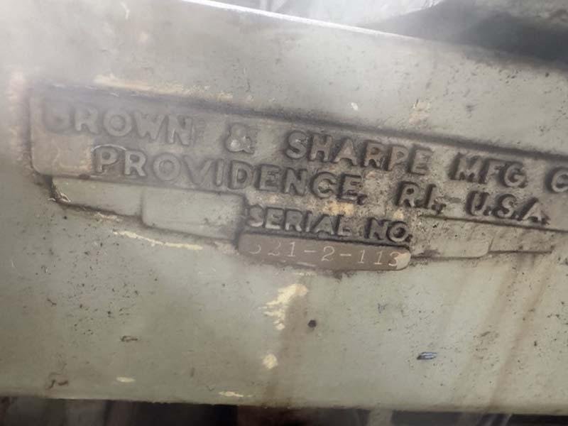 BROWN &amp; SHARPE No 2 UNIVERSAL GRINDER (14515)