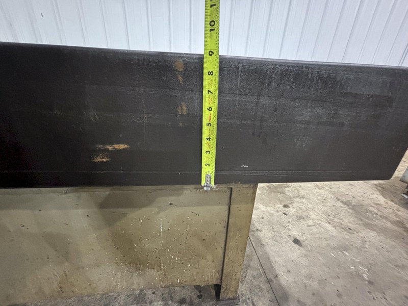 36&quot; X 72&quot; X 9&quot; THICK BLACK GRANITE SURFACE PLATE WITH STAND: STOCK #23490