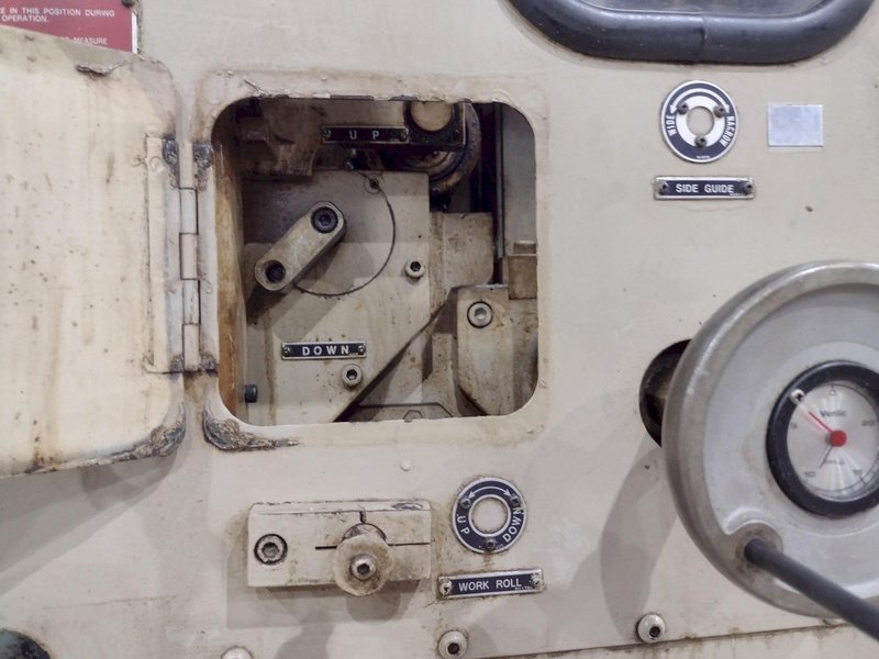 15&quot; X .125&quot; AIDA MODEL #LFS-40R STRAIGHTENER &amp; SERVO COIL STRIP FEEDER: STOCK #20565