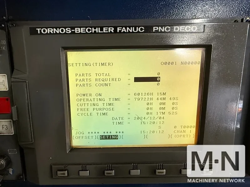 Tornos-Bechler Deco 2000/13 CNC Swiss Lathe, 2001