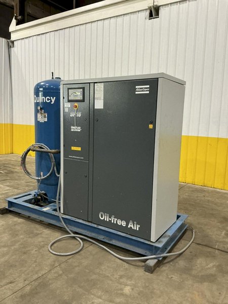 2005 20 HP ATLAS COPCO MODEL #SF15 ROTARY SCREW AIR COMPRESSOR : YOBRO #25157