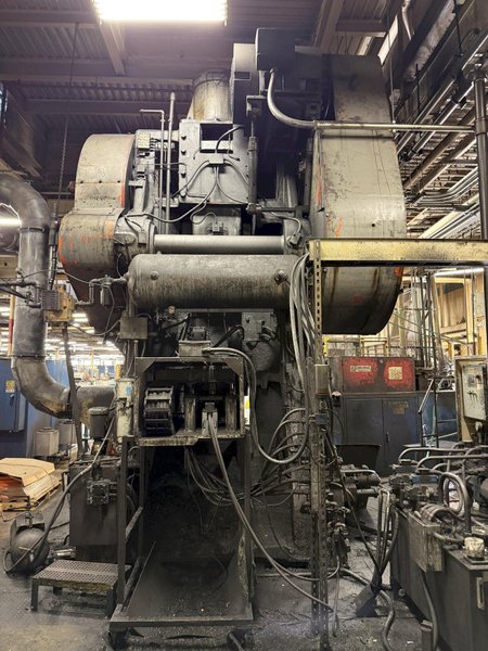 1600 TON AJAX FORGING PRESS, NEW IN 1978, 12" STROKE: YOBRO #24242