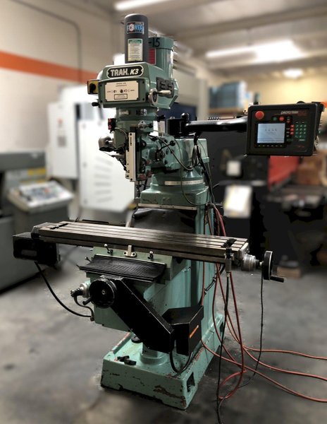 TRAK K3 EDGE 2 Axis CNC Knee Mill 2019 PROTO TRAK EDGE Control