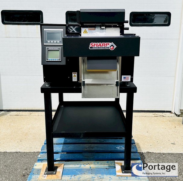 Sharp Packaging Systems  |  SX Tabletop Bagger w/Black Stand / Table INCLUDED