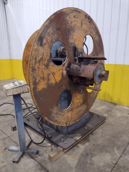 10,000 LBS FMS (FREEDOM MILL SYSTEMS) MODEL #UCD-550 DOUBLE END UNCOILER / COIL REEL: YOBRO #24900