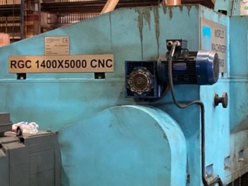 44" (1400mm) x 196.5 (5500mm) World Machinery Works RGC 1400x5000 CNC Roll Grinder
