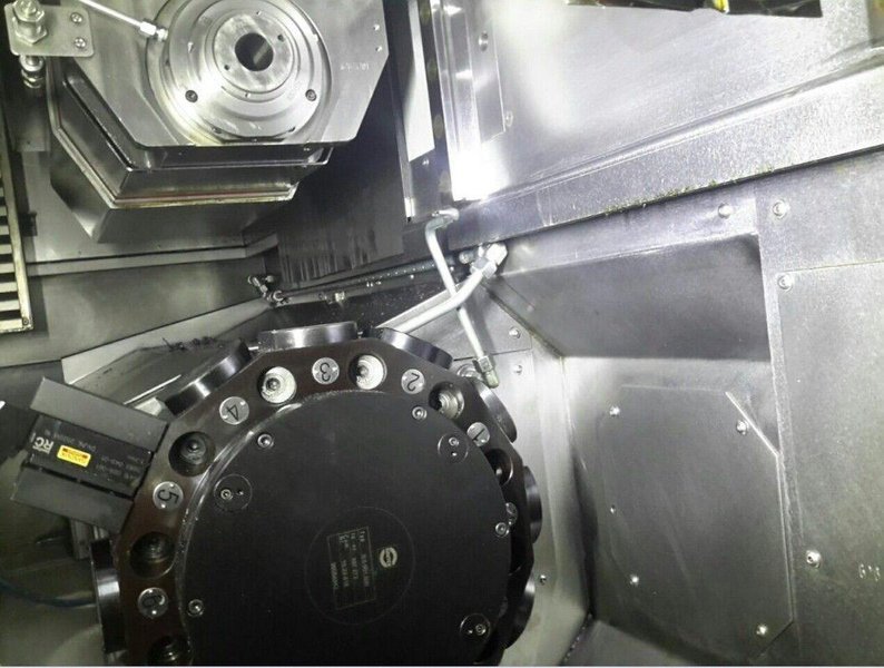 2017 WEISSER UNIVERTOR AS90/400L RT CNC LATHE