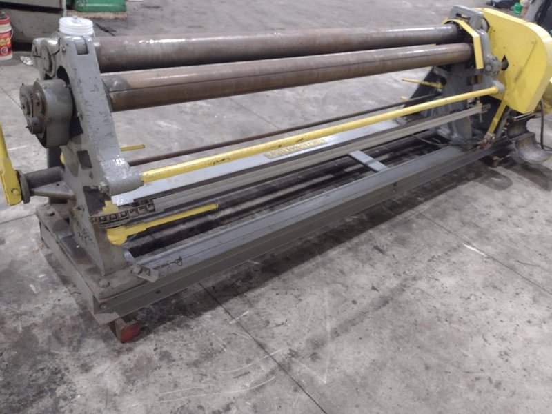 10&#039; X 12 GA BROWN &amp; BOGGS MODEL #90-A INITIAL PINCH BENDING ROLL: YOBRO #24377