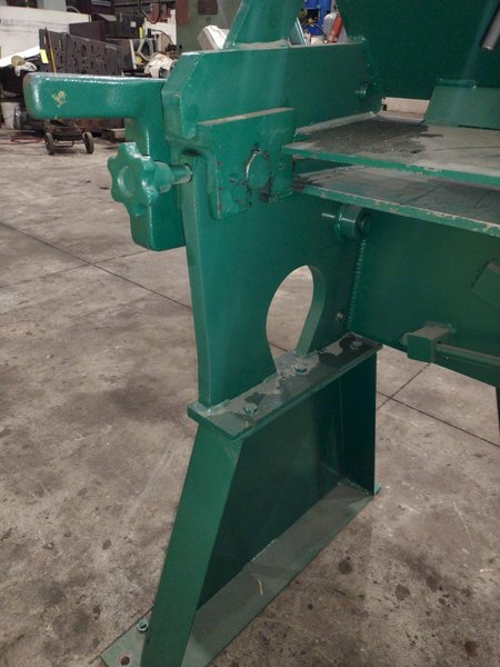8&#039; x 16 GAUGE TENNSMITH MODEL #HB97-16 MANUAL HAND APRON BENDING BRAKE: YOBRO #24388