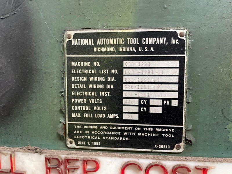 8 SPINDLE NATCO HOLESTEEL MODEL #C3B-1291 HEAVY DUTY MUTLI SPINDLE DRILLING MACHINE: YOBRO #25917