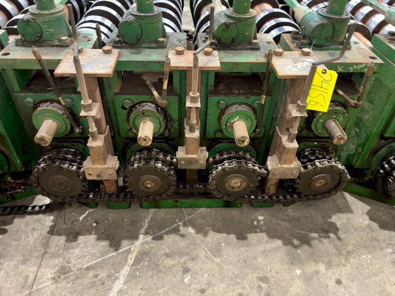 36" HI-RIB (7.2 TYPE) PANEL RAFTED ROLLFORMER LINE;  INCLUDES UNCOILER, ROLLFORMER &amp; FLYING CUTOFF SHEAR: YOBRO #24156