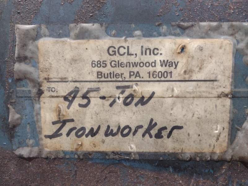 65 TON TROJAN MODEL #65T HYDRAULIC IRONWORKER: STOCK 18692